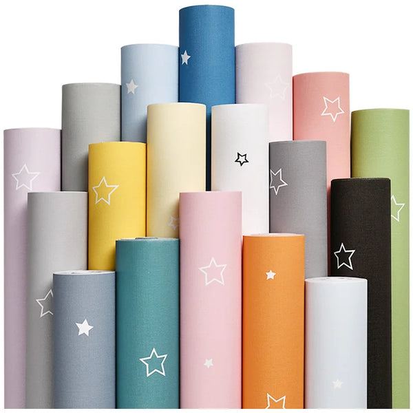 Environmental Protection DIY Color Stars Self-adhesive Wallpaper Waterproof And Erasable Dormitory Bedroom Desktop Wall Stickers